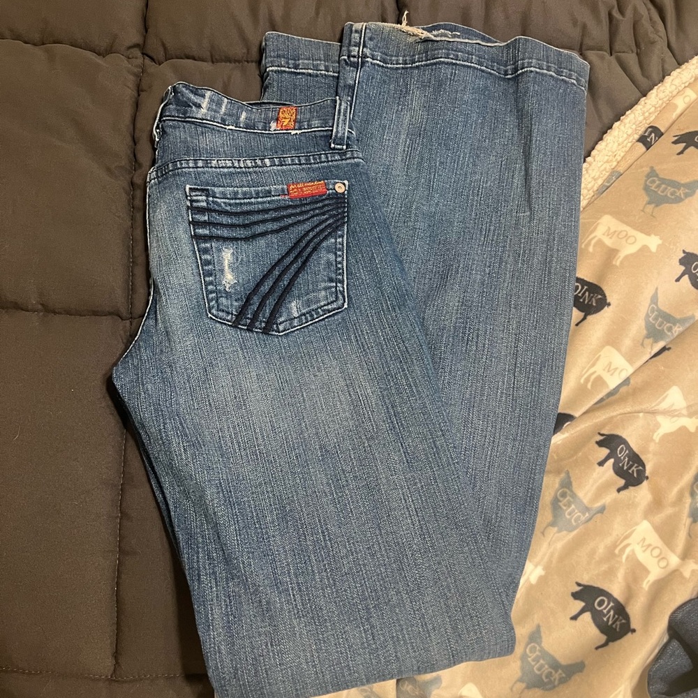 7famk jeans 7 pockets size 26